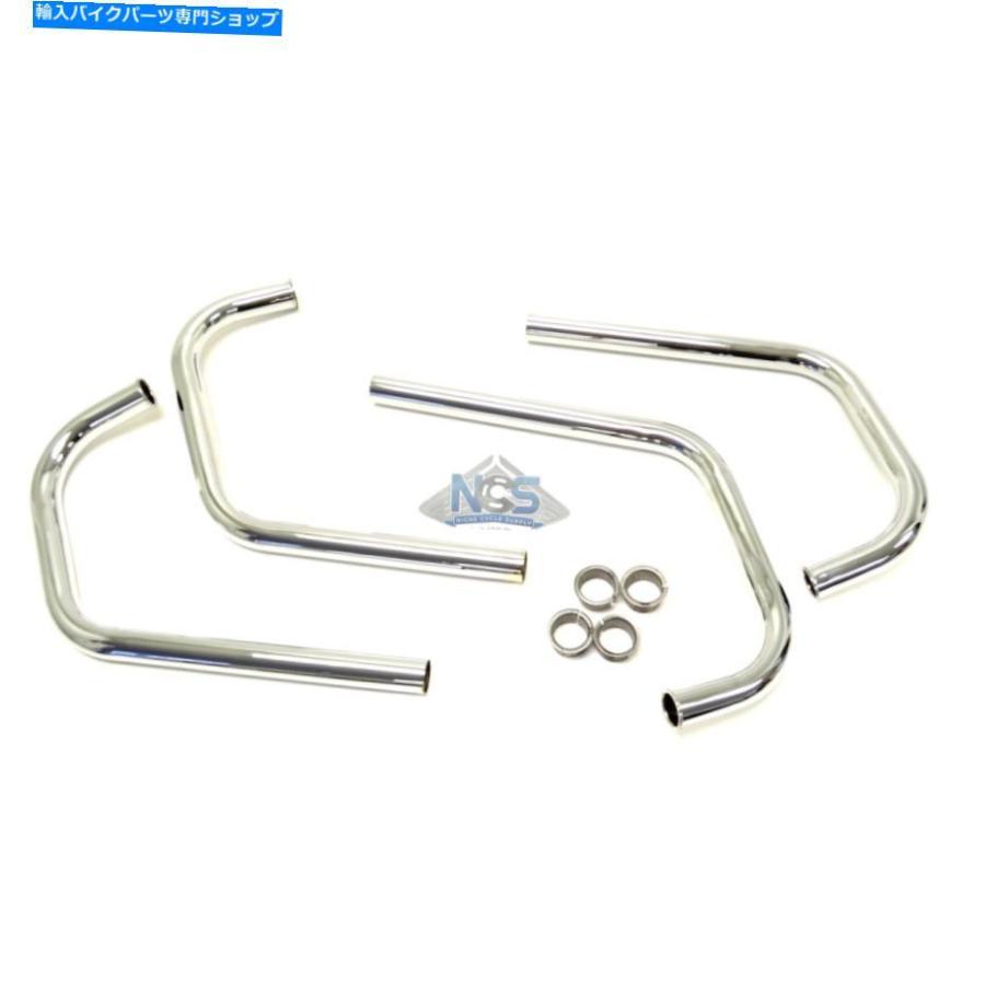 クロームパーツ ホンダCB900 CB1000 MACクローム1.5インチ4インチ排気ヘッダヘッドパイプ Honda CB900 CB1000 MAC Chrome 1.5\" 4-Into-2 Exhaust Head"