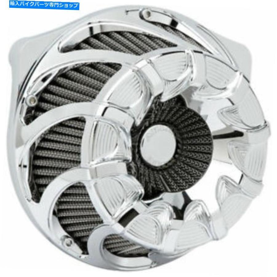 クロームパーツ Arlen Ness Twin Cam Chrome Drift逆吸盤エアクリーナー1999年 - 17ハーレー Arlen Ness Twin Cam Chrome Drift Inverted Big Sucker