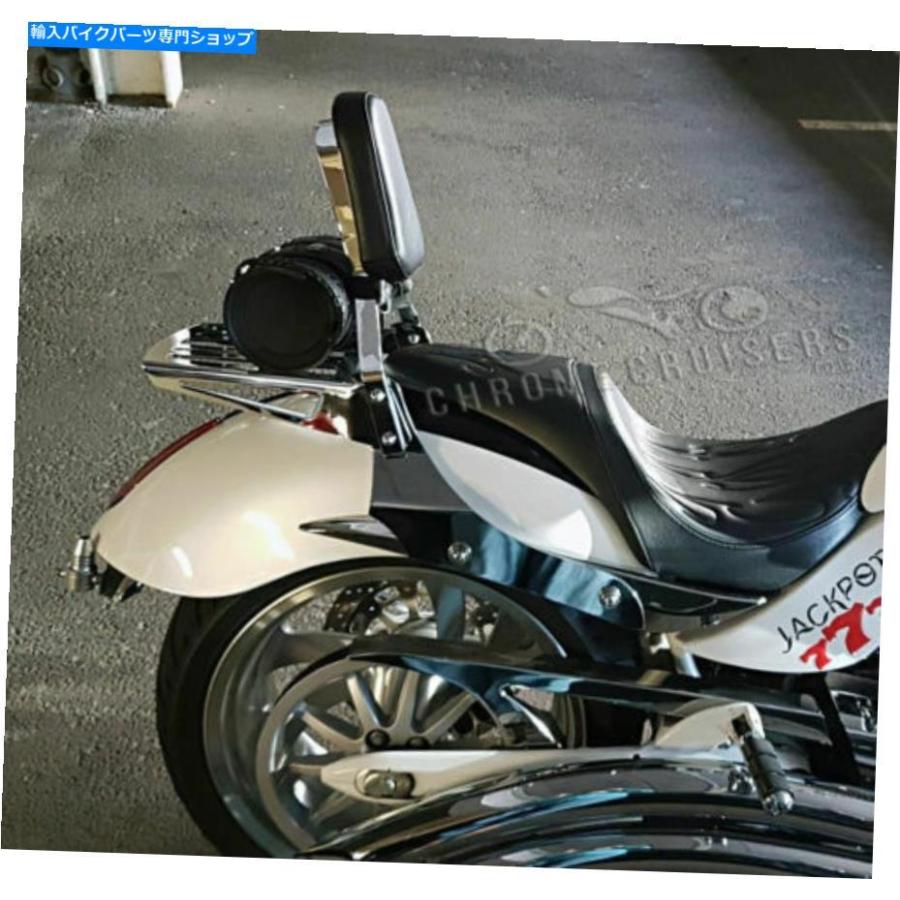 クロームパーツ 勝利ハンマースポーツジャックポットクオリティクロームサイスーバー旅客背もたれ+ラック VICTORY HAMMER SPORT JACKPOT QUALITY CHRO