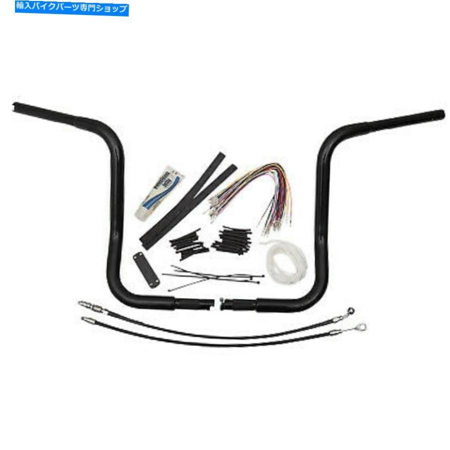 クロームパーツ Fat Baggers FBI EZラウンドトップハンドルバーキット、10 \"12\" 14 \"16\" flht / flhx Fat Baggers FBI EZ Install Round Top Handleba