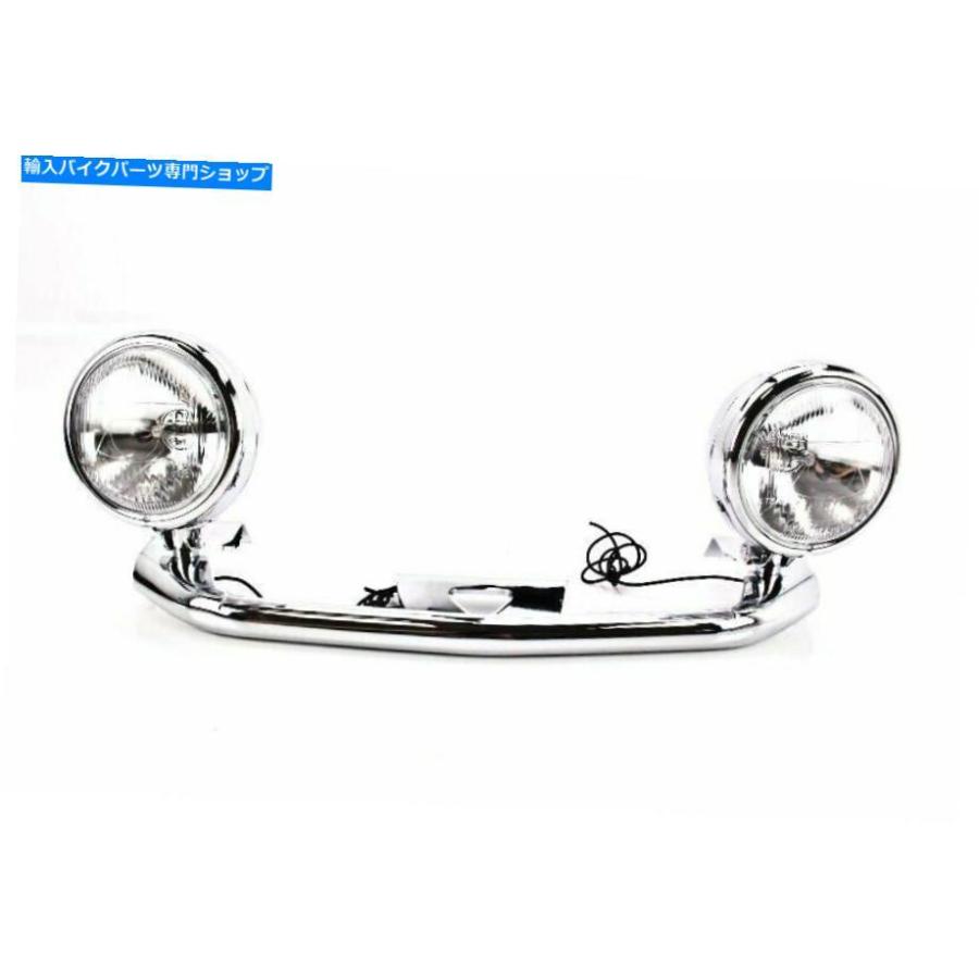 クロームパーツ スポットライト付きコブラクロームライトバー04-0151 Cobra Chrome Lightbar with Spotlights 04-0151
