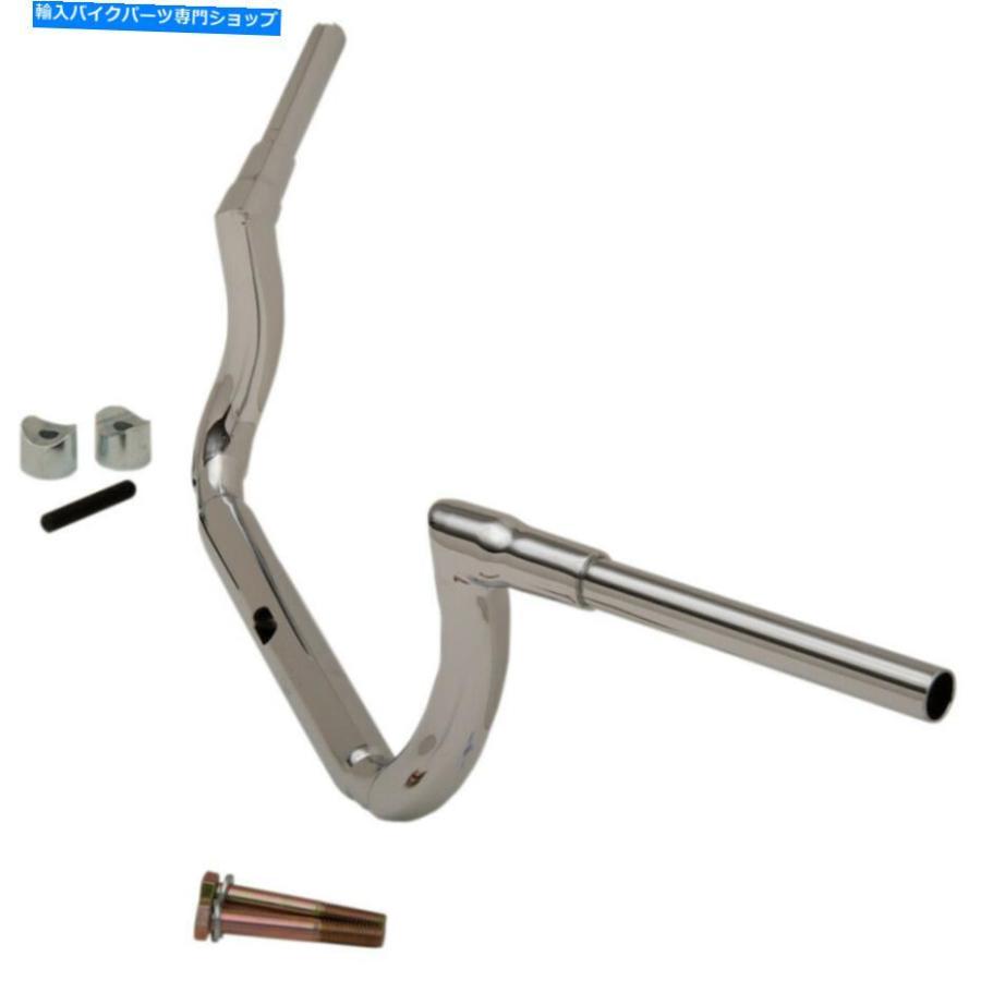 クロームパーツ La Choppers Chrome 8 \"Grande Twin Peaks Handlebar for flht | LA-7364-08 LA Choppers Chrome 8\" Grande Twin Peaks Handlebar forの画像