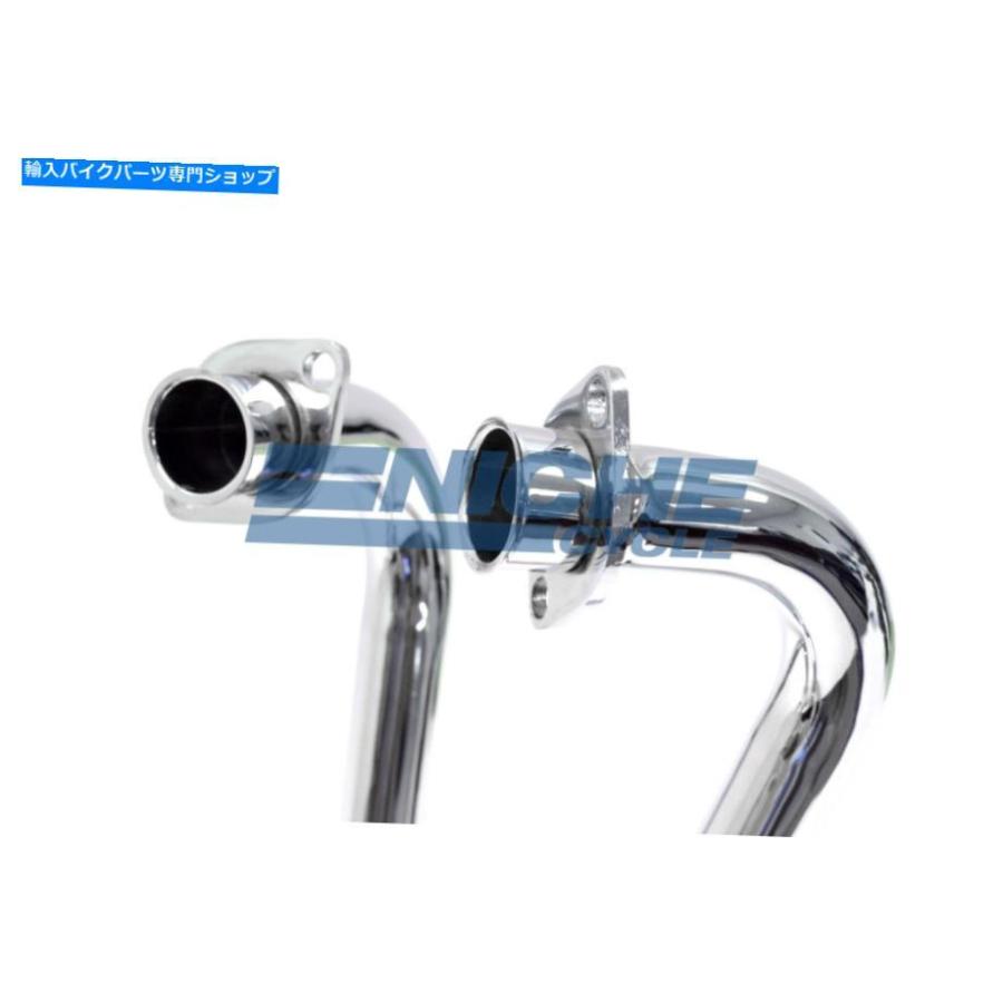 クロームパーツ YAMAHA XS650 MAC 2-IN-2クロムテーパー排気システム Yamaha XS650 MAC 2-Into-2 Chrome Taper Exhaust Systemの画像