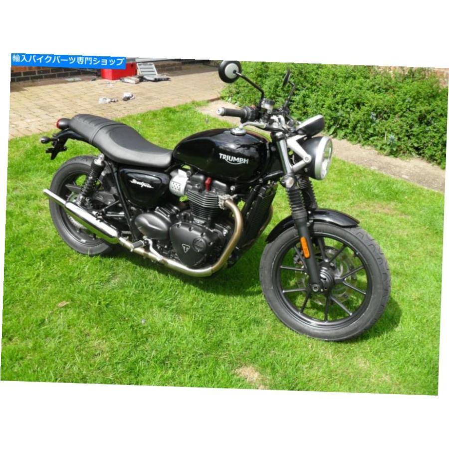 クロームパーツ Triumph Street Twin Emailests Norman Hyde Toga Classic Chromeスリップオン Triumph Street Twin Exhausts Norman Hyde TOGA CLASS_2