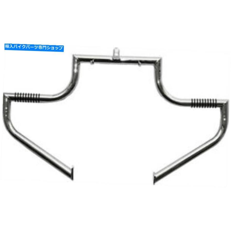 クロームパーツ リンドビーLINBARフロントハイウェイバークロームメッキ701-1 V92Cクラシック98-01 Lindby Linbar Front Highway Bar Chrome Plated 7