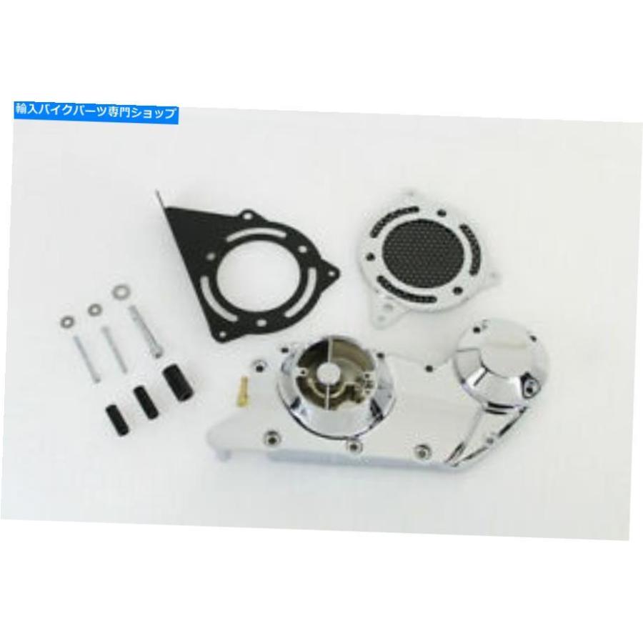 クロームパーツ Harley DavidsonによるクロムカムとスプロケットカバーセットV-Twin Chrome Cam and Sprocket Cover Set for Harley Davidson by V-Tw