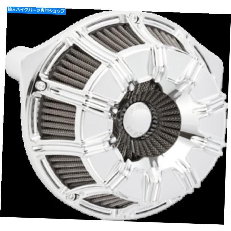 クロームパーツ Arlen Ness 18-946 V-Twin Chrome 10-Gauge用の逆シリーズエアクリーナキット Arlen Ness 18-946 Inverted Series Air Cleaner Kits f
