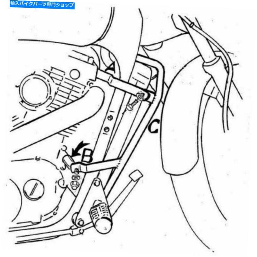 クロームパーツ ホンダVT1100Cエンジンガード - HEPCO＆BECKER（1988-1994）によるクロム Honda VT1100C Engine Guard - Chrome BY HEPCO \u0026 BECKER (1の画像