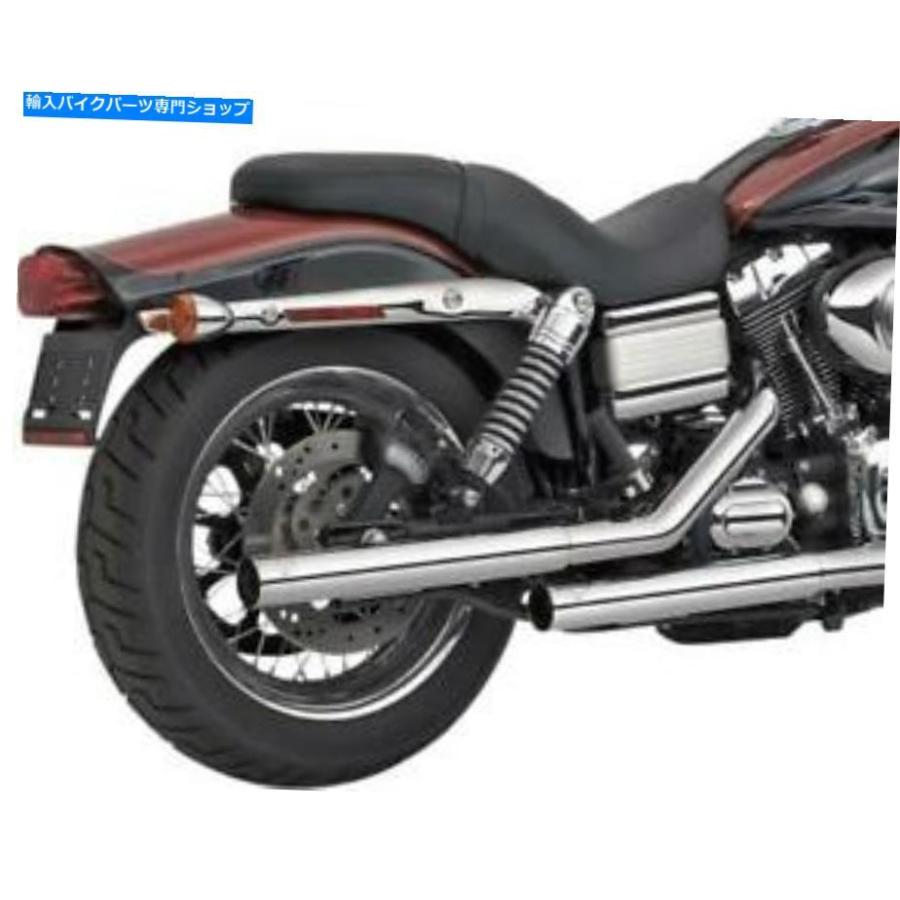 クロームパーツ VANCE＆HINS STRAIRESHOTS HSスリップオンマフラーハーレーディーナ1991-2017 Vance \u0026 Hines Straightshots HS Slip-On Mufflers Harl