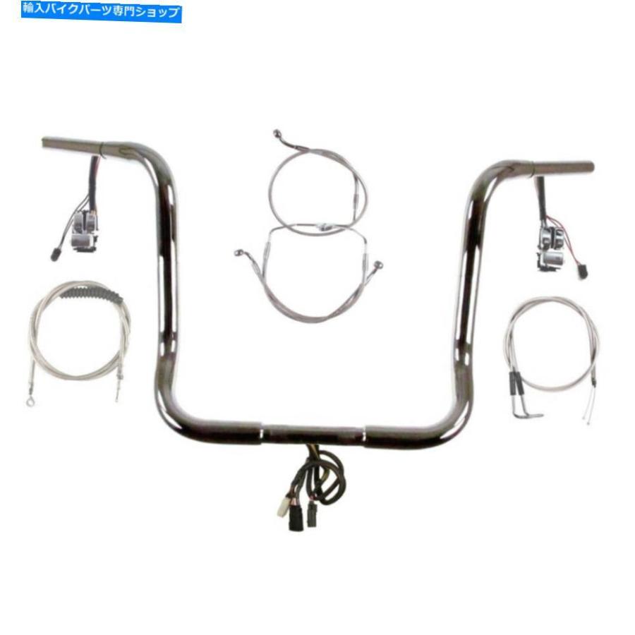 クロームパーツ 1 1/4 \"Chrome 16\" Prewreadハンドルバーキット2007ハーレー - Davidson Ultra Classic 1 1/4\" Chrome 16\" Prewired Handlebar Kit 20