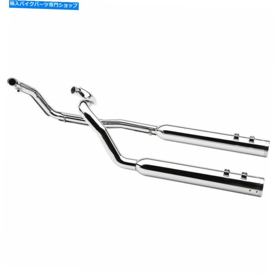 クロームパーツ COBRA USAクロームの真のデュアルヘッダーヘッドパイプFLH / T 95-06 Cobra USA Chrome True Dual Headers Head Pipes for Harley Tou