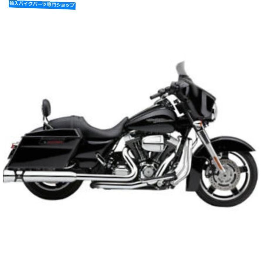 クロームパーツ COBRA 6218 Race Pro Tip Harley 1995-2016 Cobra 6218 Chrome Power-Flo Mufflers with Race Pro Tip Harley 1995-2016