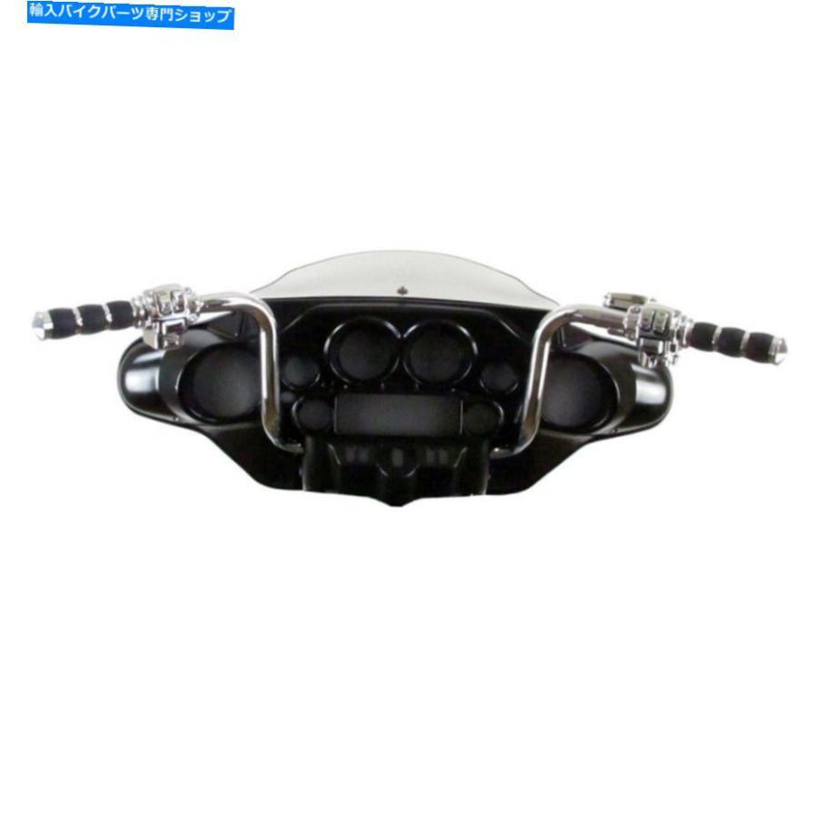 クロームパーツ 1 1/4 \"Chrome 14\" Prewreadハンドルバーキット1996-2006ハーレー - ダビッドソンウルトラクラシック 1 1/4\" Chrome 14\" Prewired Hanの画像