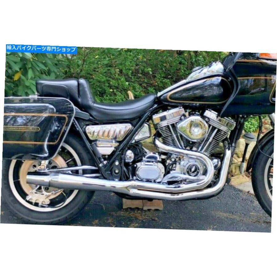 クローム部分品 Chrome Thunderheader 2←1排気ガスシスマイダ87-94ノ見世物FXRカッピングドントロール - 一風変わったのかた書きを見せびらかす Chrome Thunderhead フレーム-その他フレーム関連用品-車、バイク、自転車