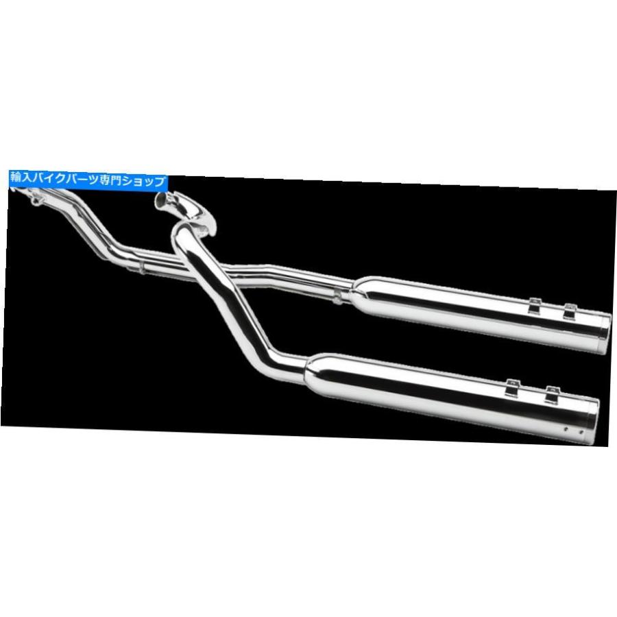 クロームパーツ コブラスチールクローム真のデュアルヘッダーパイプ07-08ハーレーダビッドソンツーリングフロー COBRA Steel Chrome TRUE DUALS HEADE