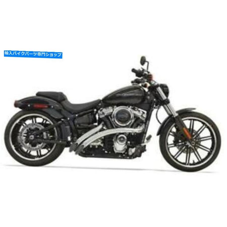 クロームパーツ BASSANI Sweeper Radius Easterak Chrome Harley Suftail FLFB / FLSL / FXB / FXF Bassani Sweeper Radius Exhaust Chrome Harley So