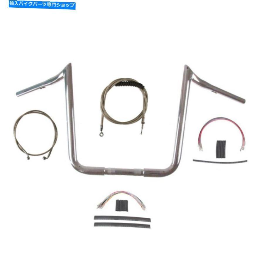 クロームパーツ 1 1/4 "Chrome 16" PRIMEAPE BAR KIT 2008-2013ハーレーロードグライドロードキングなしABS 1 1/4" Chrome 16" PrimeApe Bar Kit 2008