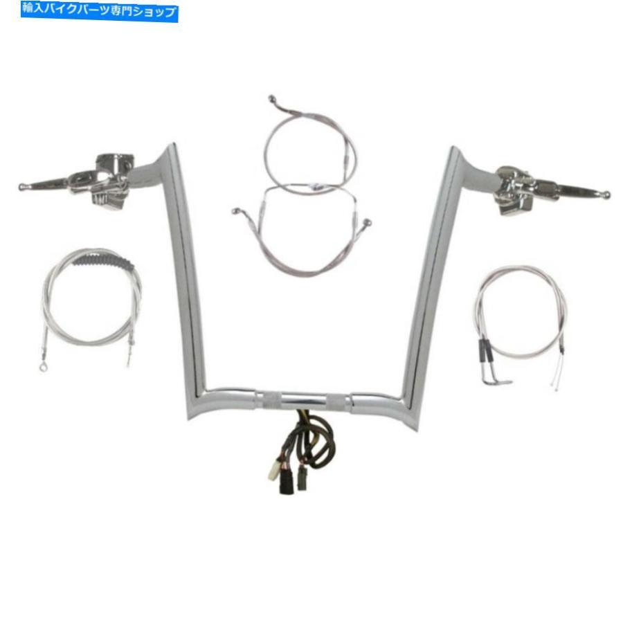 クロームパーツ Paul Yaffe Chrome 16 \"MONKEYハンドルバーCKIT 1996-2006ハーレーロードキングなしクルーズなし Paul Yaffe Chrome 16\" Monkey Handl