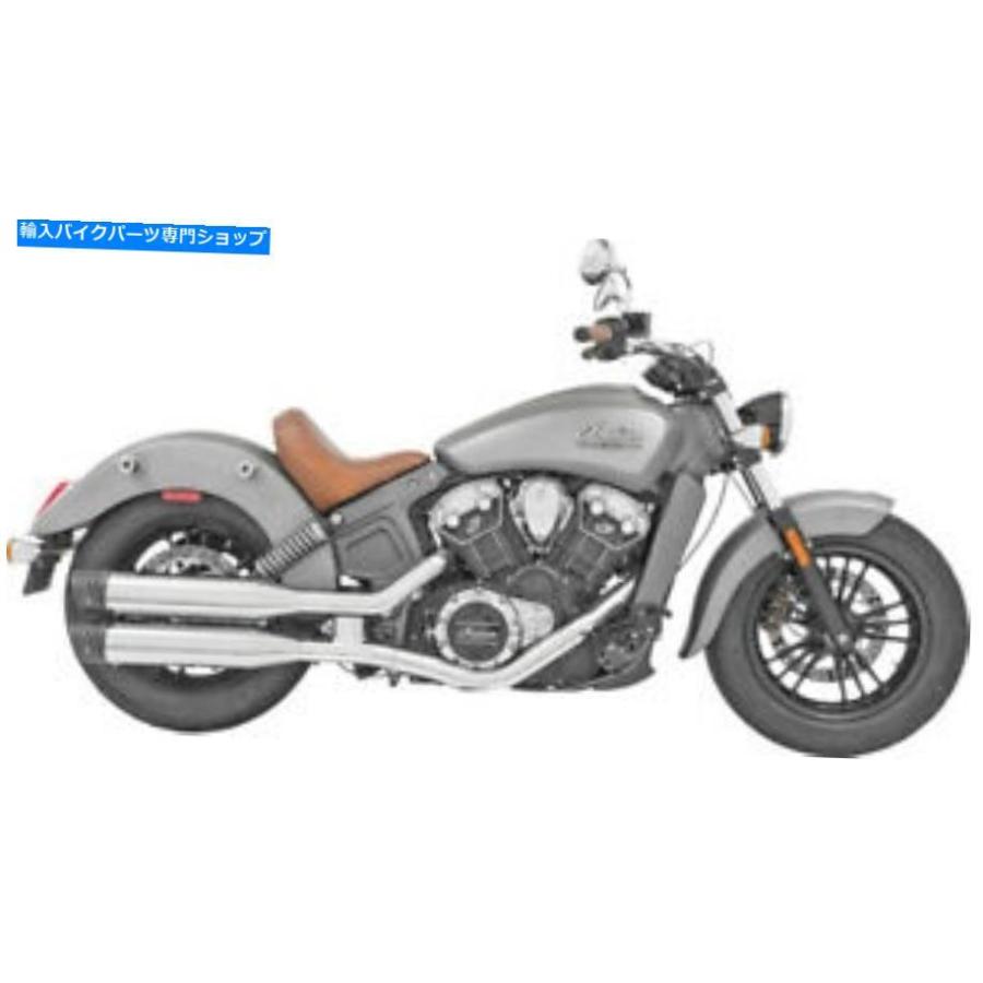 クロームパーツ フリーダム性能4 \"レーシングスリップオン排気クロムW /ブラックチップIN00066 Freedom Performance 4\"" Racing Slip-On Exhaust Chrom"