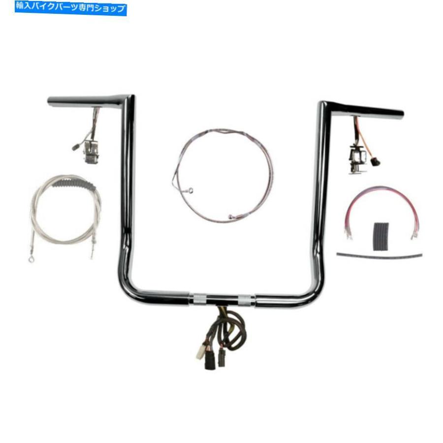 クロームパーツ 1 1/4 \"Chrome 16\" Twin Peaks Prewred Kit 2008-2013ハーレーストリートグライドW / ABS 1 1/4\" Chrome 16\" Twin Peaks Prewired Kit