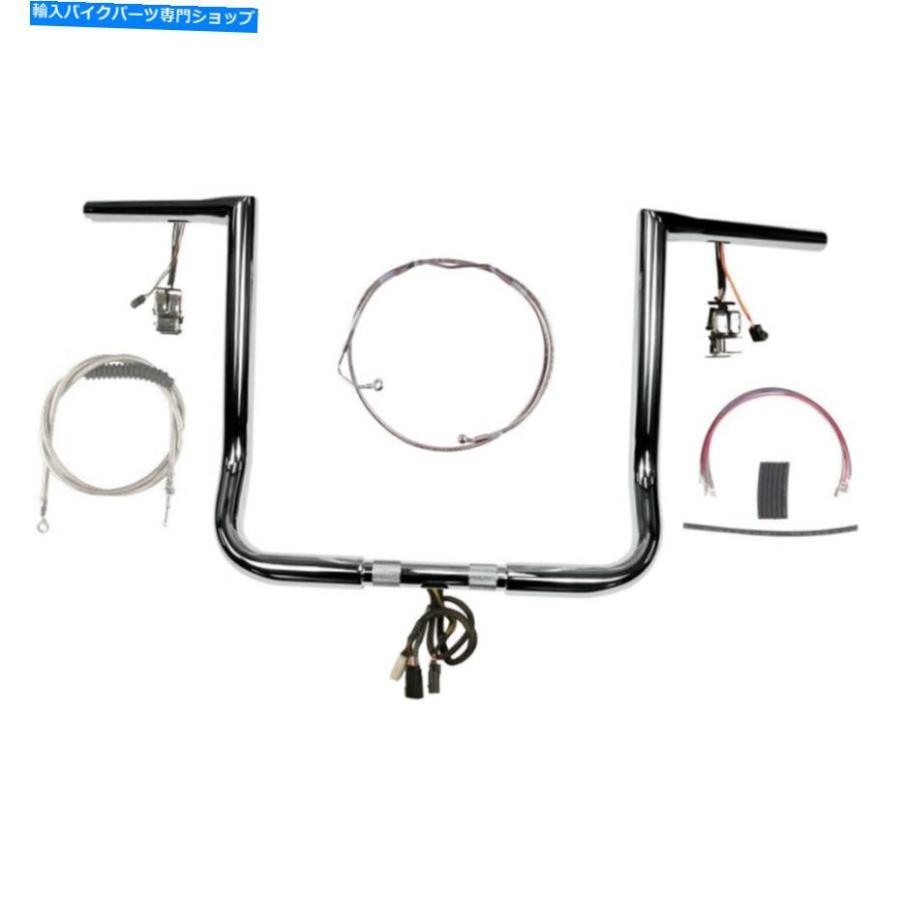 クロームパーツ 1 1/4 \"クロム14\"ツインピークPrewred Kit 2008-2013ハーレーエレクトラグライドW / ABS 1 1/4\" Chrome 14\" Twin Peaks Prewired Kit