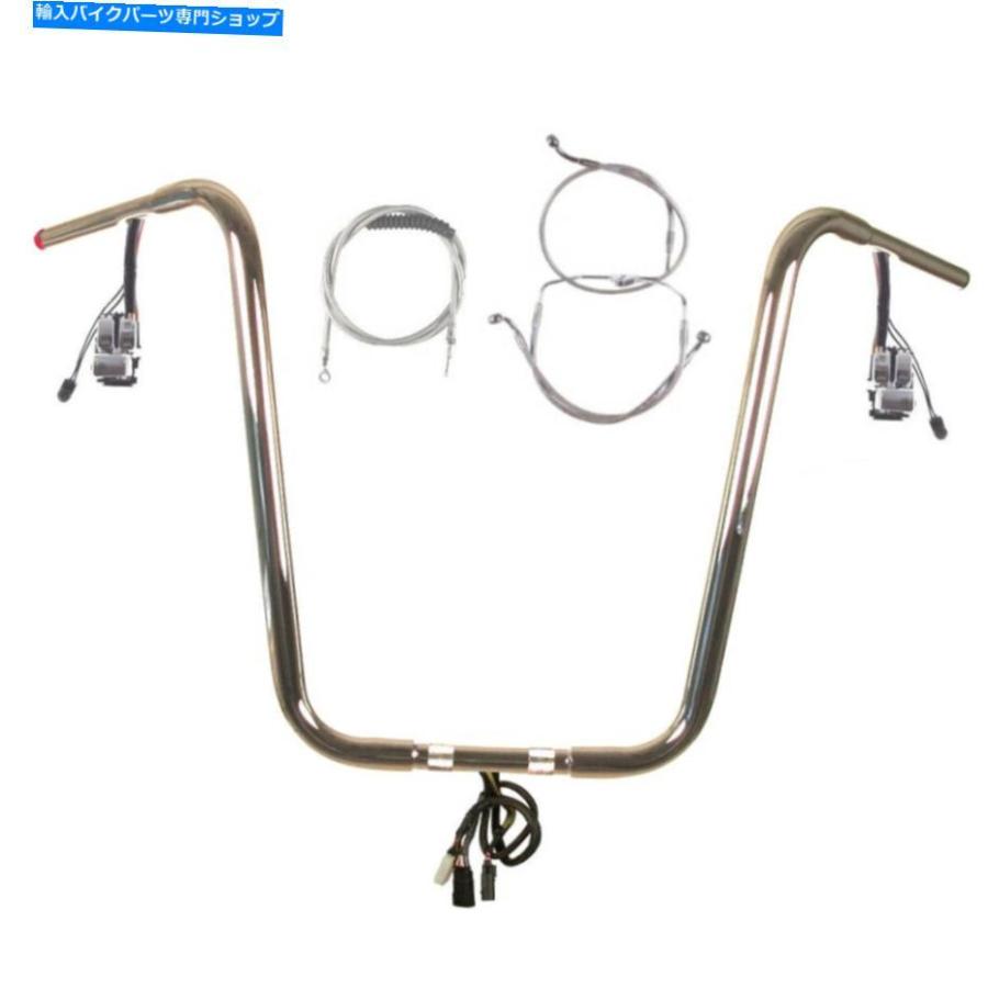 クロームパーツ 1 1/4 \"Chrome 20\" Prewread Bar Kit 2008-2013ハーレーロードグライドW /クルーズなしABS 1 1/4\" Chrome 20\" Prewired Bar Kit 2008-