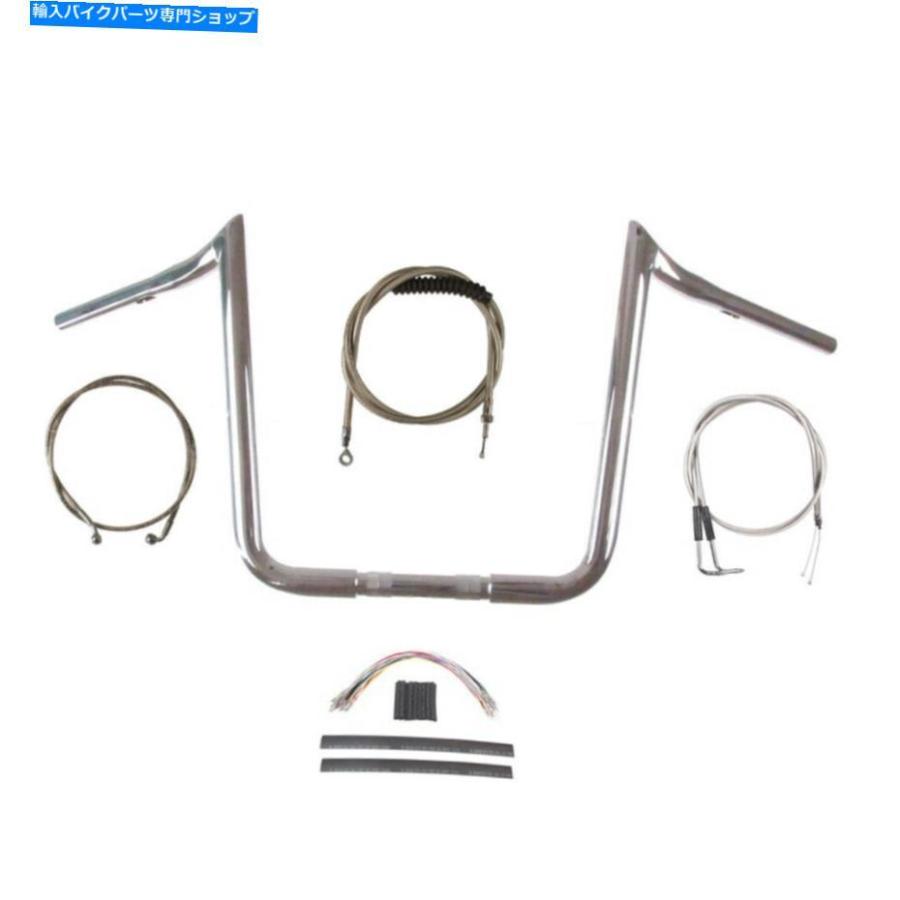 クロームパーツ 1 1/4 "Chrome 16" PRIMEAPEハンドルバーキット2007ハーレーロードグライドロードキング 1 1/4" Chrome 16" PrimeApe Handlebar Kit 2