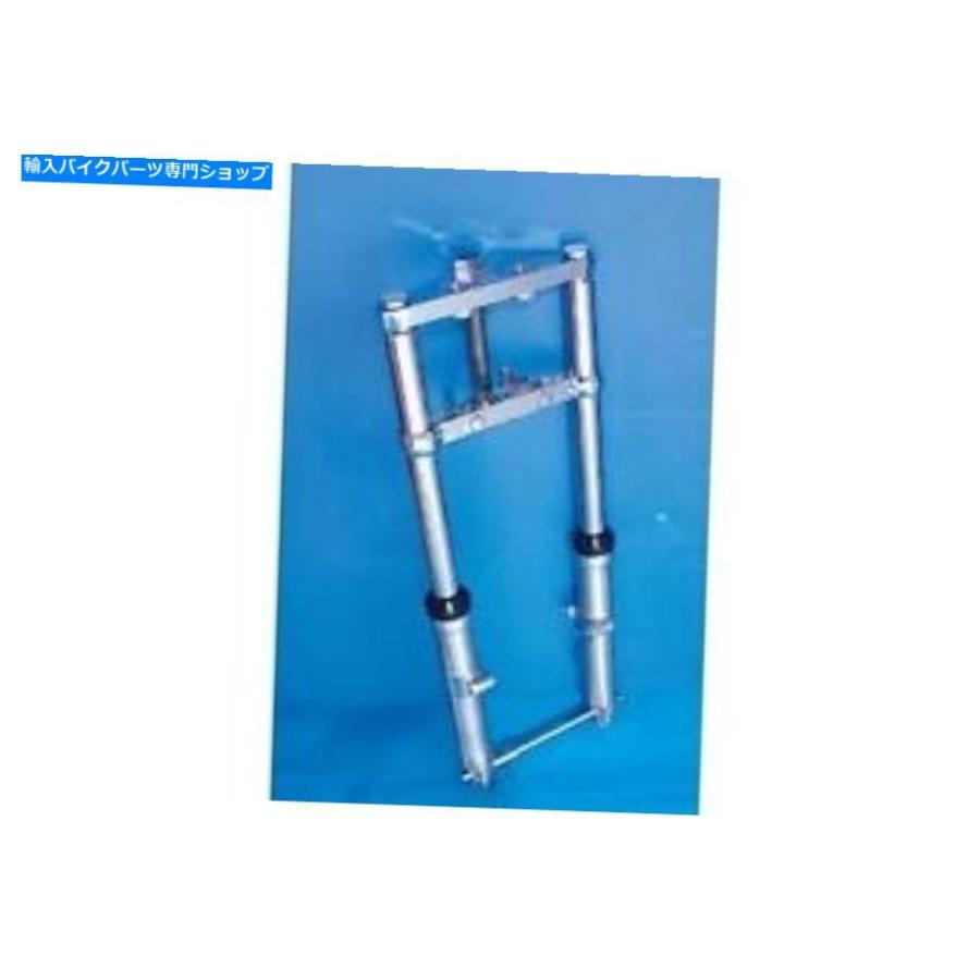 クロームパーツ V-TWIN 24-0598 - クロムスライダーストック長とのフォークアセンブリ V-Twin 24-0598 - Fork Assembly with Chrome Sliders Stock Le