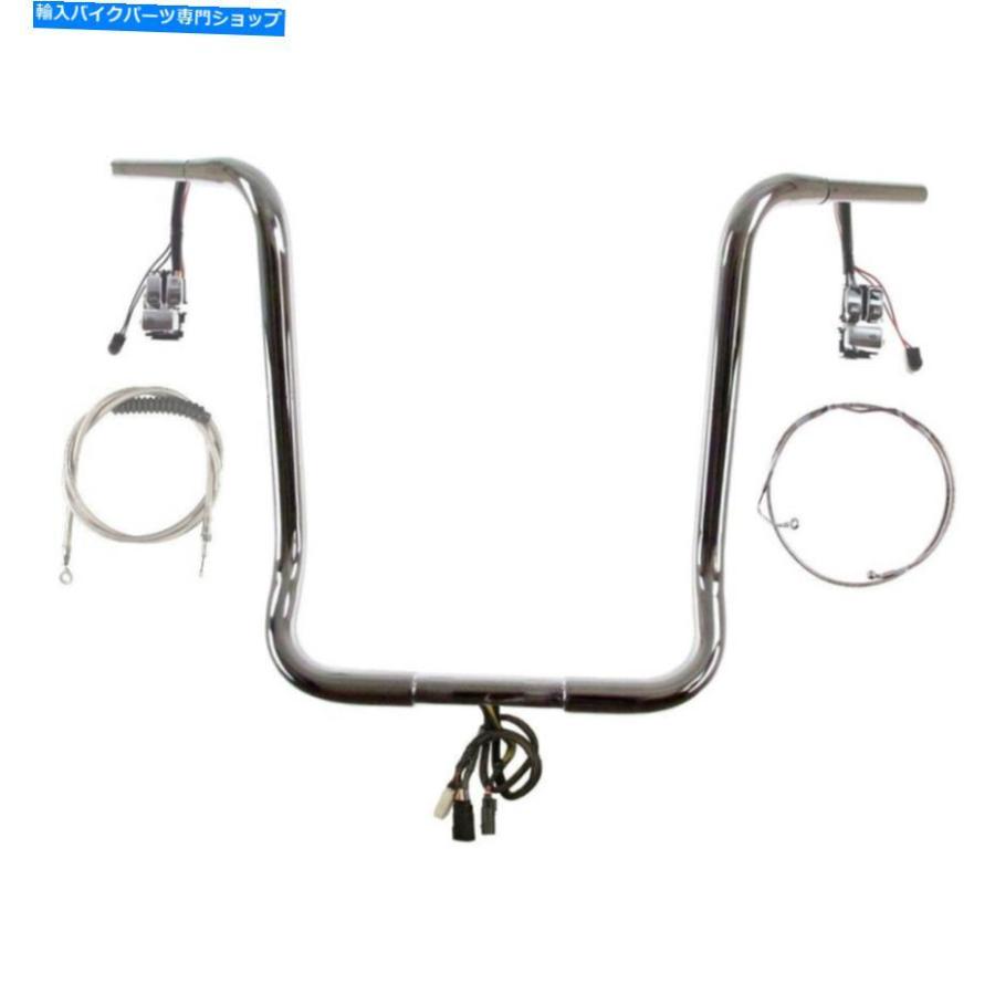 クロームパーツ 1 1/4 \"Chrome 20\" Prewread Bar Kit 2008-2013ハーレーストリートグライドW /クルーズW / ABS 1 1/4\" Chrome 20\" Prewired Bar Kit 2