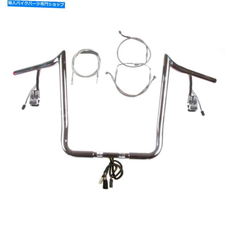 クロームパーツ 1 1/4 \"Chrome 16\" PRIMEAPE PREAPE KIT 2008-2013ハーレーエレクトラグライドなしABS 1 1/4\" Chrome 16\" PrimeApe Prewired Kit 2008