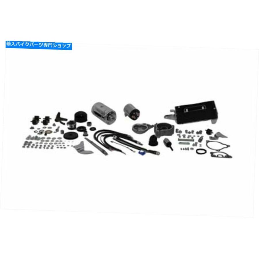 クロームパーツ Hitachi Chrome Electrater Kit for flh 1982-1984ハーレーダビッドソンオートバイ Hitachi Chrome Electric Starter Kit for FLH 198_2