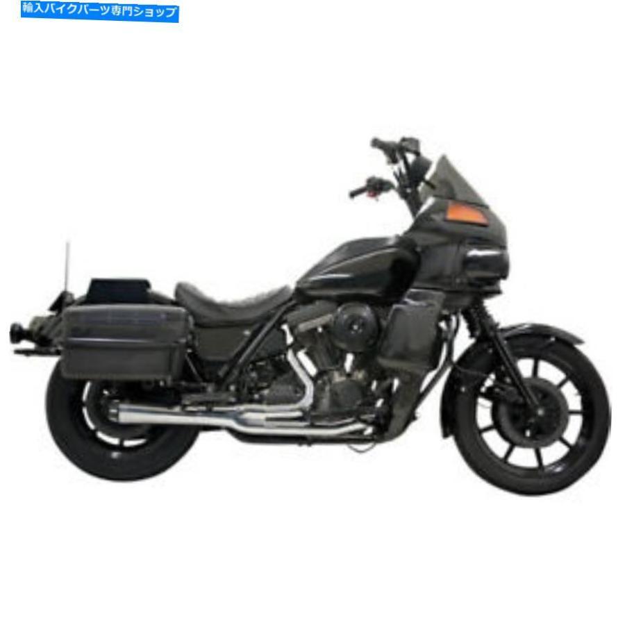 クローム部分品 Bassani Chrome Road Rage 2に1ショートエキゾーストハーレーFXR 84-00 W /ゲーム盤 Bassani Chrome Road Rage 2 Into 1 Short Exhaust その他フレーム関連用品-バイク-フレーム
