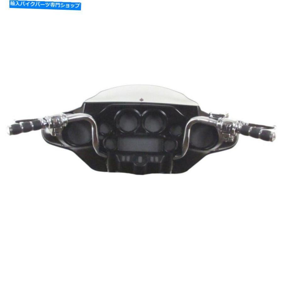 クロームパーツ 1 1/4 \"Chrome 11\" Prewreadハンドルバーキット2008-2013ハーリーウルトラクラシックなしABS 1 1/4\" Chrome 11\" Prewired Handlebar Kの画像