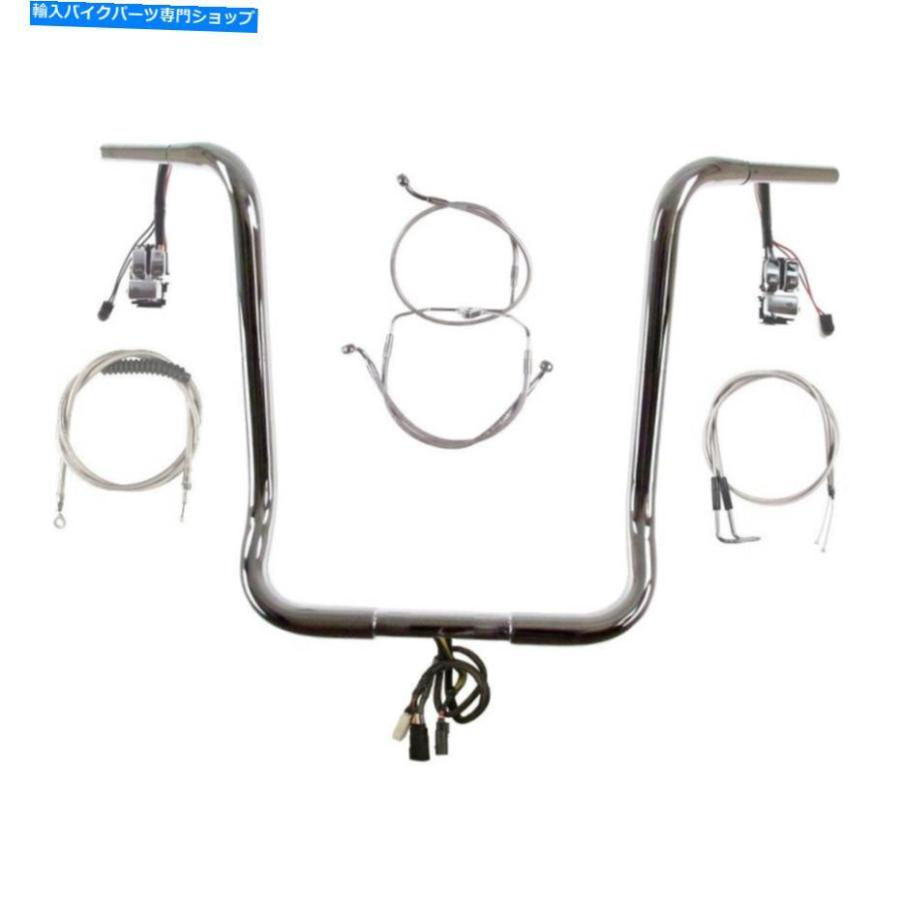 クロームパーツ 1 1/4 Chrome 20 Prewreadハンドルバーキット2007