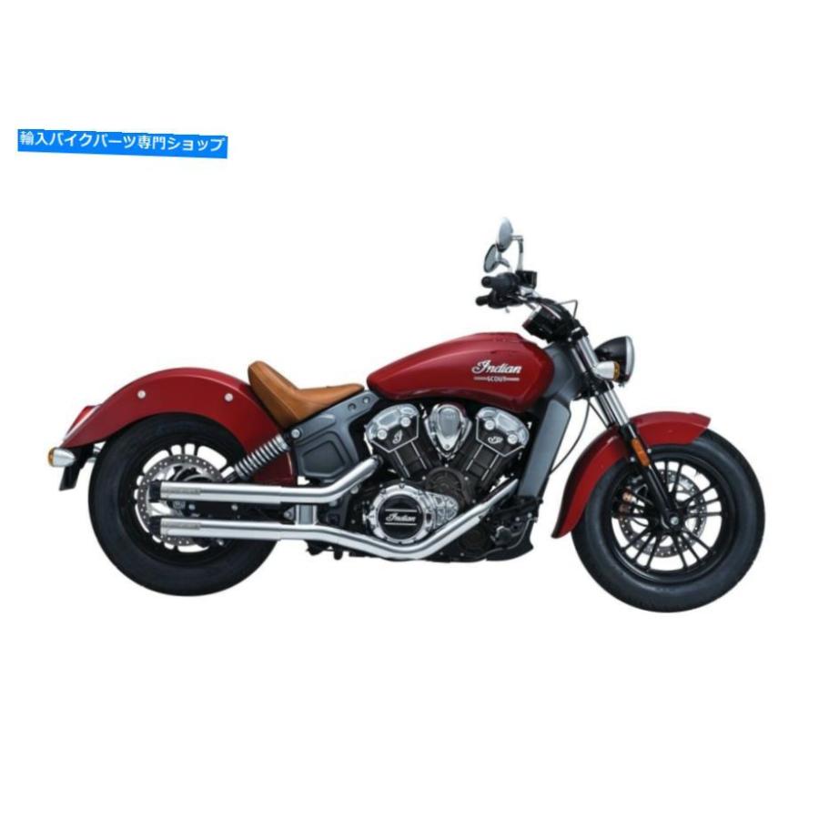 クローム部分品 Crusher 624 Maverickスリップオン排気ガス2015-19バーラット案内者 - Cr Crusher 624 Maverick Slip-On Exhaust for 2015-19 Indian Sc バイク-フレーム