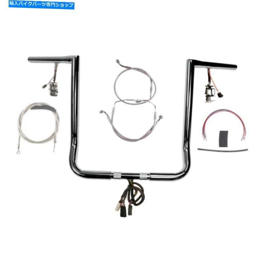 クロームパーツ 1 1/4 \"Chrome 16\" Twin Peaks Prewired Kit 2008-2013ハーレーエレクトラグライドなしABS 1 1/4\" Chrome 16\" Twin Peaks Prewired Ki