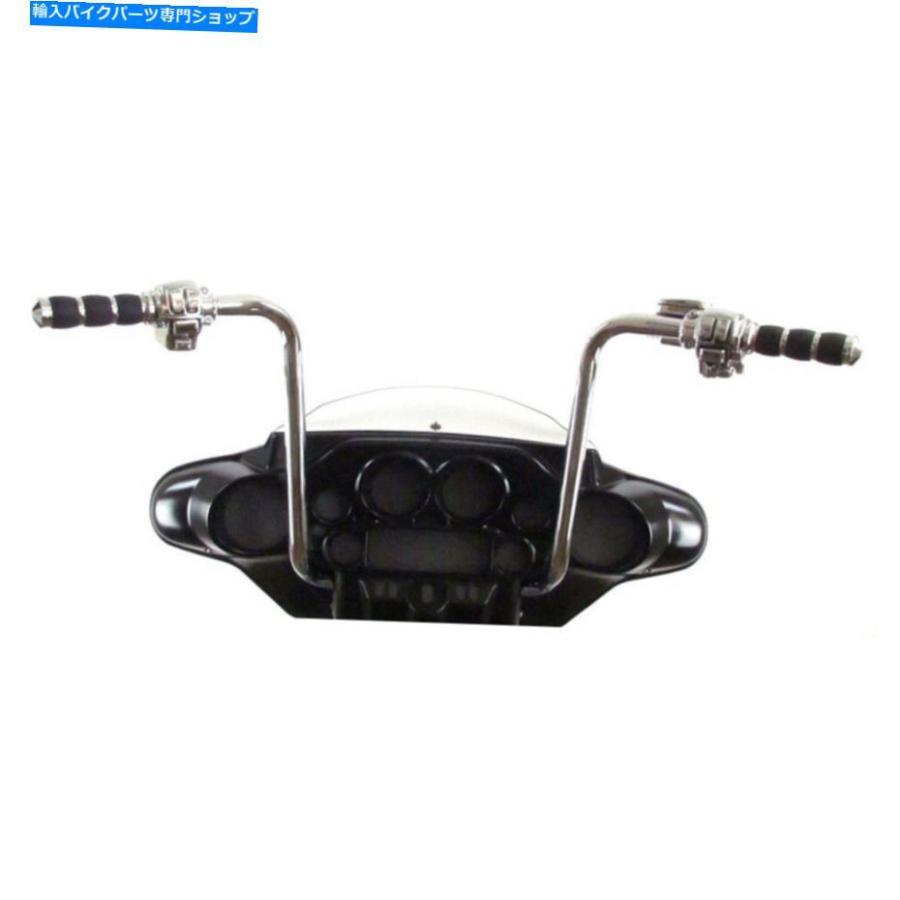 クロームパーツ 1 1/4 \"Chrome 22\" Prewread Bar Kit 2008-2013ハーレー・エレクトラグライドW /クルーズ・ナブス 1 1/4\" Chrome 22\" Prewired Bar Kiの画像