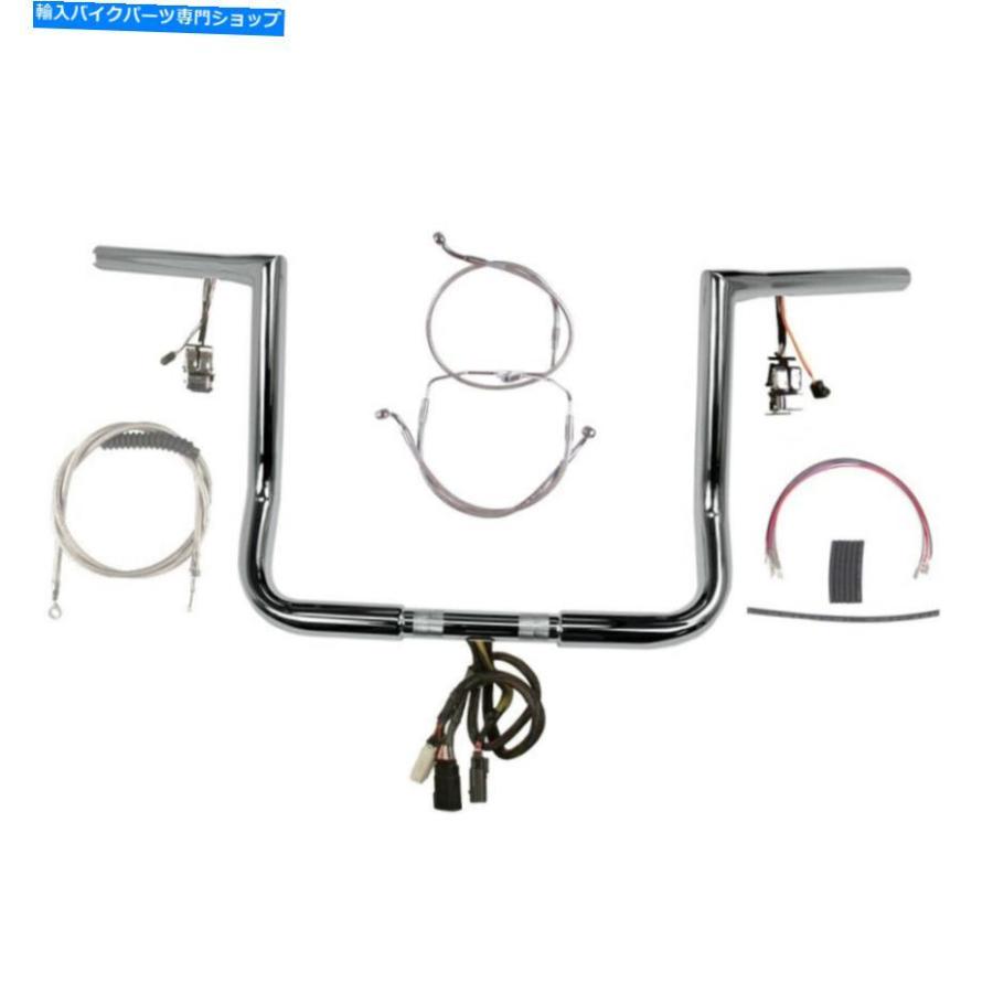 クロームパーツ 1 1/4 \"Chrome 12\"" Twin Peaks Prewired Kit 2008-2013ハーレーエレクトラグライドなしABS 1 1/4\"" Chrome 12\"" Twin Peaks Prewired Ki"