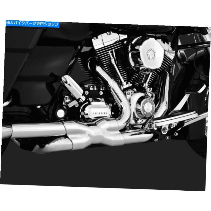 クロームパーツ 2009-16ハーレイFLH - Chrome - 16832 Vance \u0026 Hines Power Duals Head Pipes for 2009-16 Harley FLH - Chrome - 16832