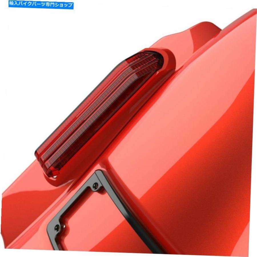 クロームパーツ キャンディオレンジドミネーターストレッチリアフェンダー2に1フィットハーレーツーリング09-13 Candy Orange Dominator Stretched Reの画像