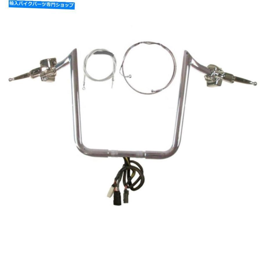 クローム部分品 1 1/4 \"Chrome 16\"" PRIMEAPE BAR KIT 2008-2013ハーレーロードグライドなし回航W / ABS 1 1/4\"" Chrome 16\"" PrimeApe Bar Kit 2008" フレーム-車、バイク、自転車