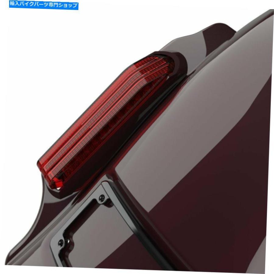 クロームパーツ ブラックチェリードミネーターストレッチリアフェンダーはハーレーツーリング09-13 Black Cherry Dominator Stretched Rear Fender Foの画像