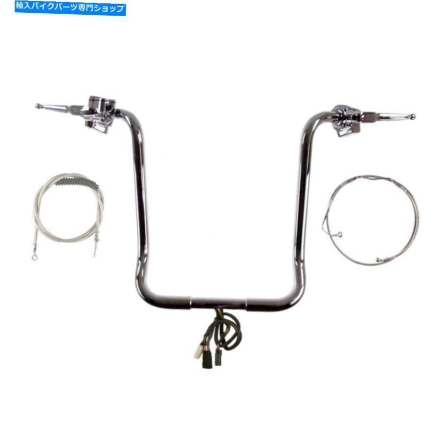 クロームパーツ 1 1/4 "Chrome 20" APEハンガーキット2008-2013ハーレーストリートグライドW /クルーズW / ABS 1 1/4" Chrome 20" Ape Hanger Kit 200