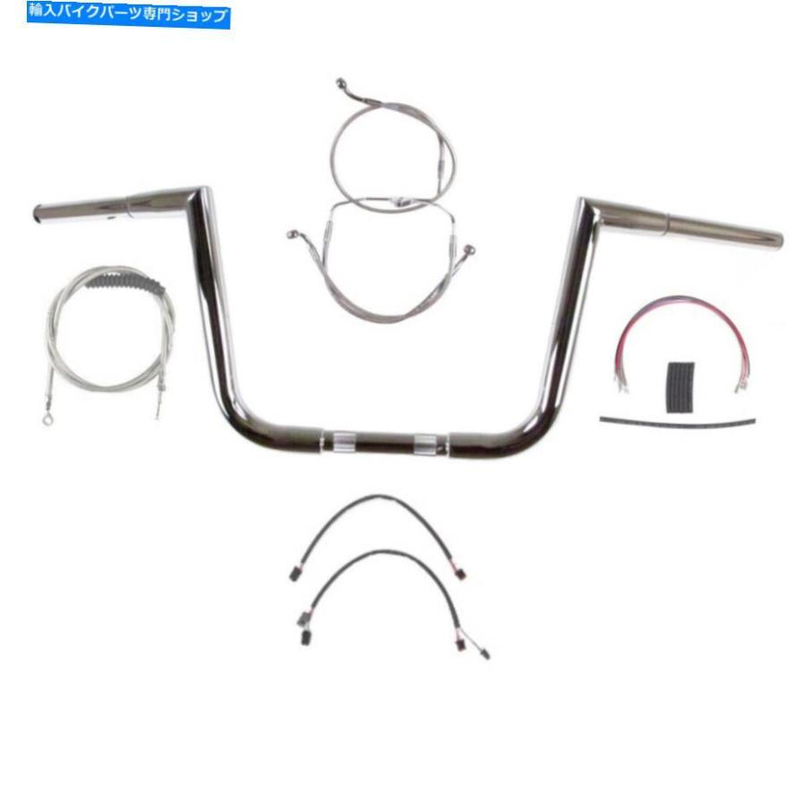 クローム部分品 1 1/4 \"Chrome 10\"" Jarheadハンドルバーキット2014-2016ハーレーロードキングなしABS 1 1/4\"" Chrome 10\"" Jarhead Handlebar Kit 2014-" 車、バイク、自転車-フレーム