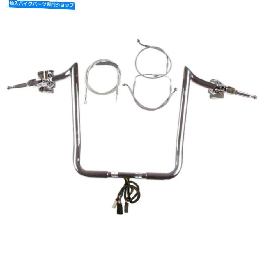 クローム部分品 1 1/4 \"Chrome 16\"" Primeape Bar Kit 2008-2013ハーレーストリートグライドW /ラジオ受信機なしABS 1 1/4\"" Chrome 16\"" PrimeApe Bar Kit 200" フレーム-バイク-車、バイク、自転車