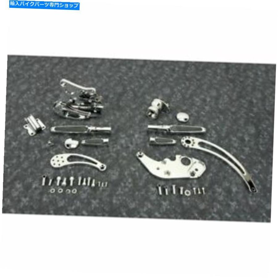 クローム部分品 HAWG HALTERS CHROME EXC LEN W /拡張スロット生き胆前にCNTRL一揃いの道具 - FCK-F14CE-FR-S Hawg Halters Chrome Ext Len w/Slotted Levers Fo その他フレーム関連用品-バイク-フレーム