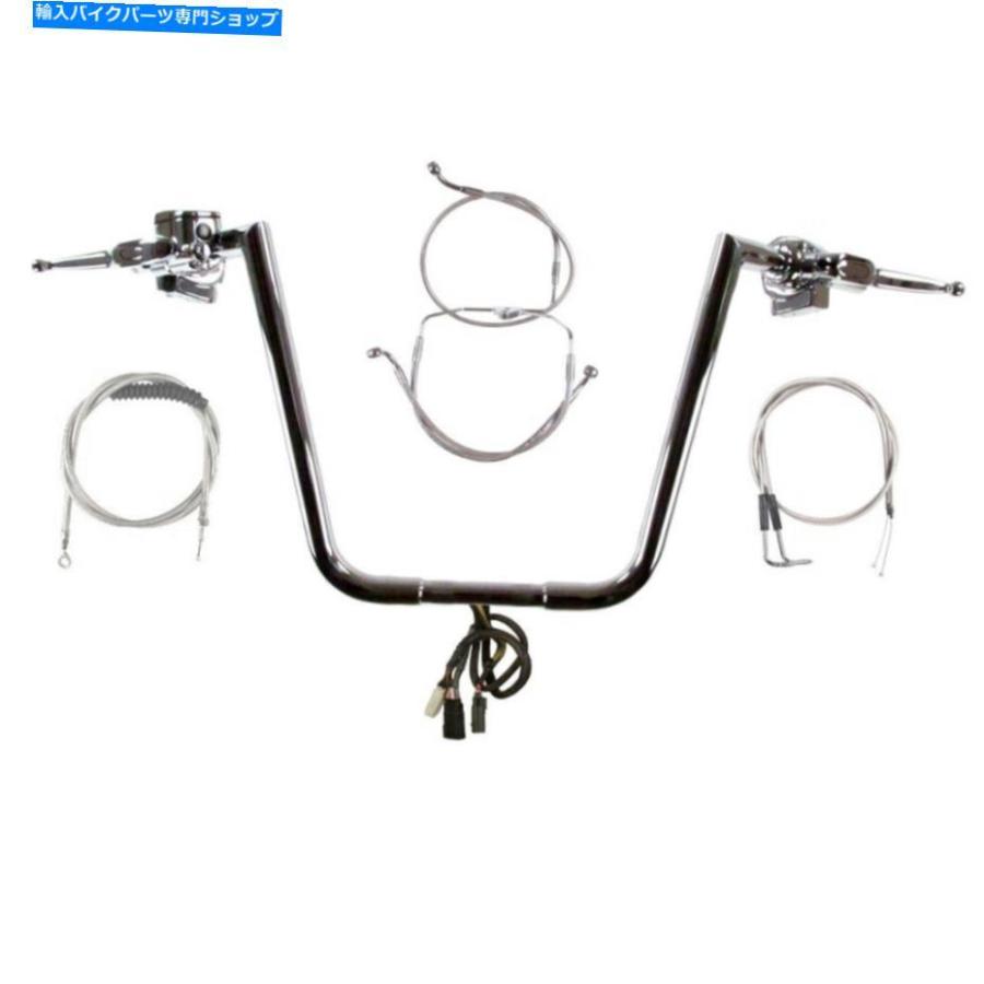 クローム部分品 1 1/4 \"Chrome 16\"" Jarheadハンドルバーキット2007ハーレーロードキングW /回航 1 1/4\"" Chrome 16\"" Jarhead Handlebar Kit 2007 H" その他フレーム関連用品-フレーム