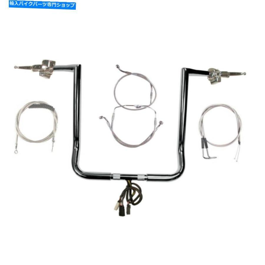 クローム部分品 1 1/4 \"Chrome 16\"" Twin Peaksハンドルバーキット2006ハーレーストリートグライドW /回航 1 1/4\"" Chrome 16\"" Twin Peaks Handleba" フレーム-その他フレーム関連用品