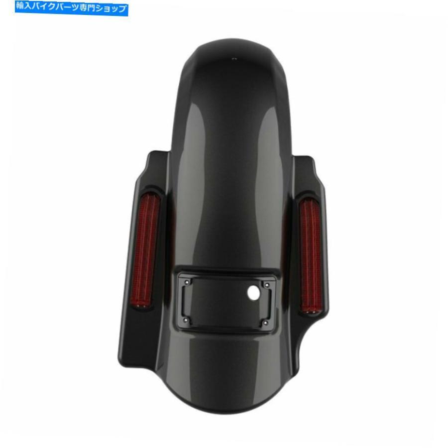クロームパーツ ブラックパールドミネーターストレッチリアフェンダー2をハーリーツーリング09-13 Black Pearl Dominator Stretched Rear Fender 2 inの画像