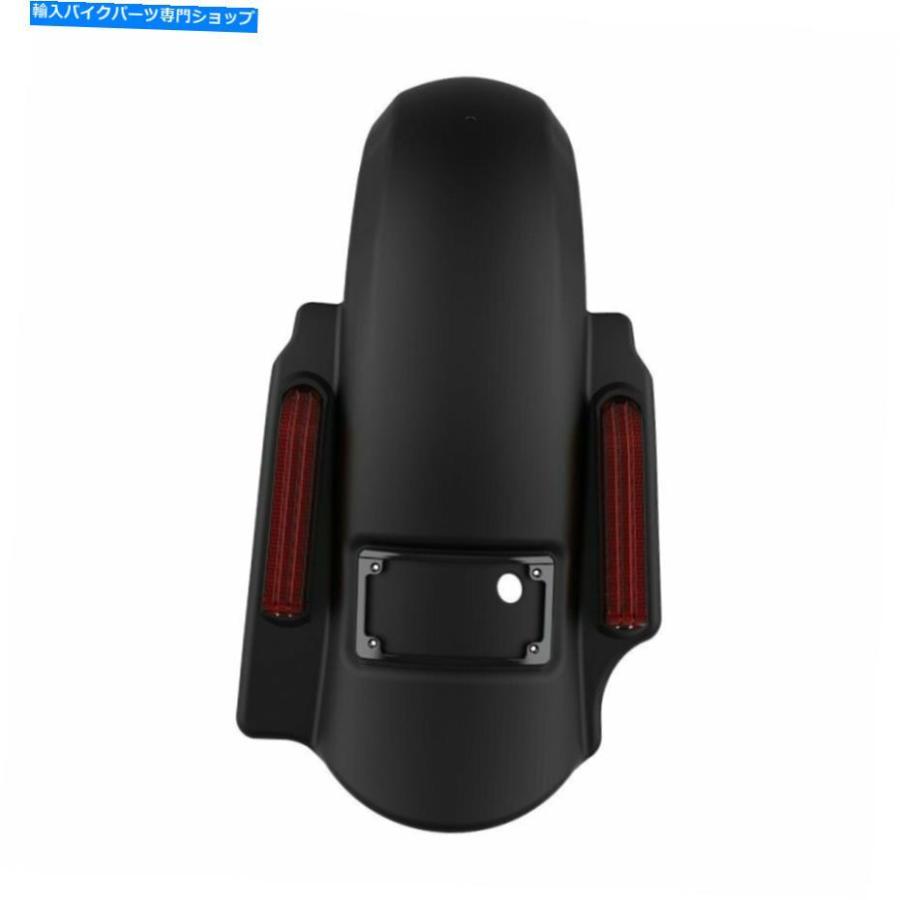 クロームパーツ Denim Black Dominatorはハーレーツーリングのために1にリアフェンダー2を伸ばした09-13 Denim Black Dominator Stretched Rear Fendeの画像